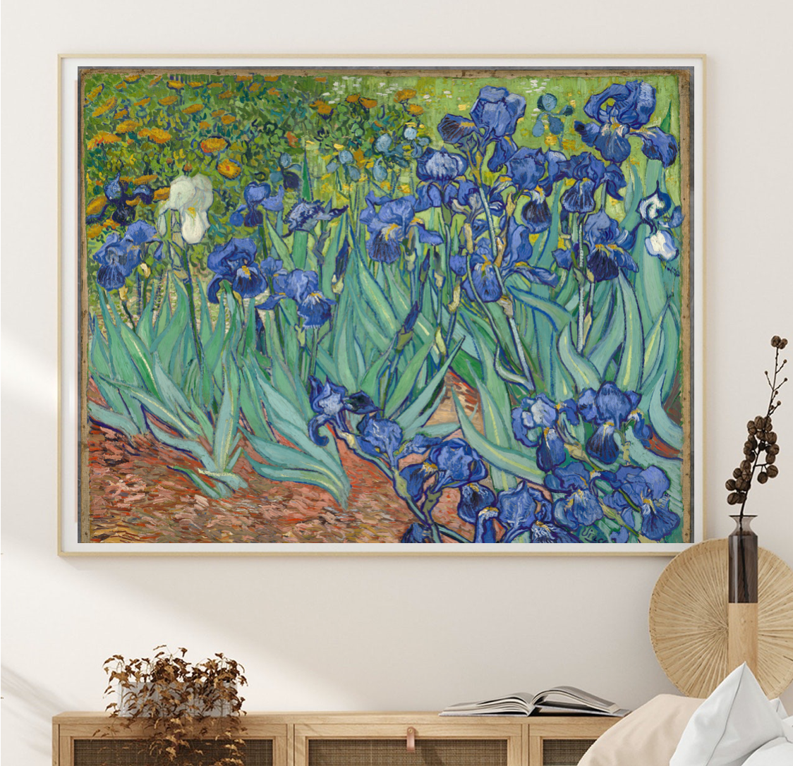 Irises by Vincent van Gogh, 1889