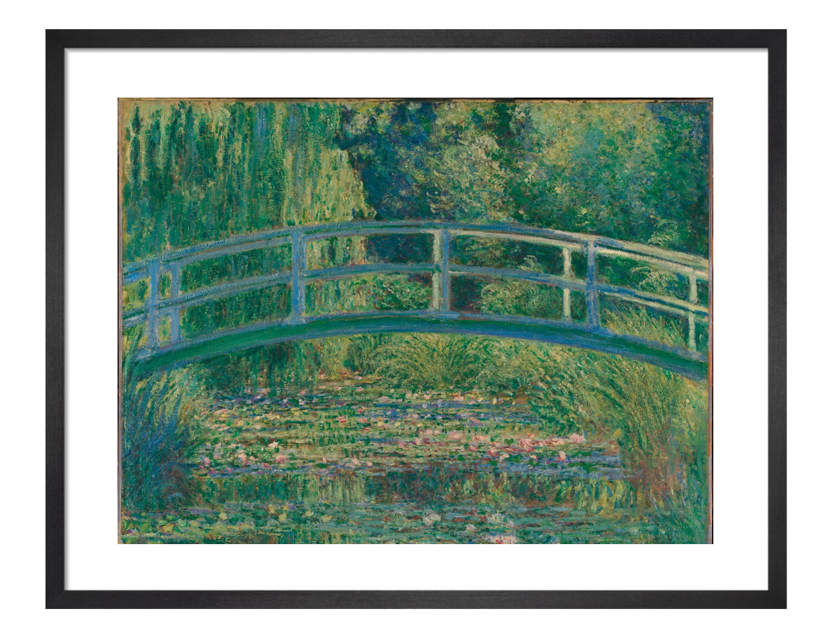 Bridge over a Pond of Water Lilies 1899 by Claude Monet