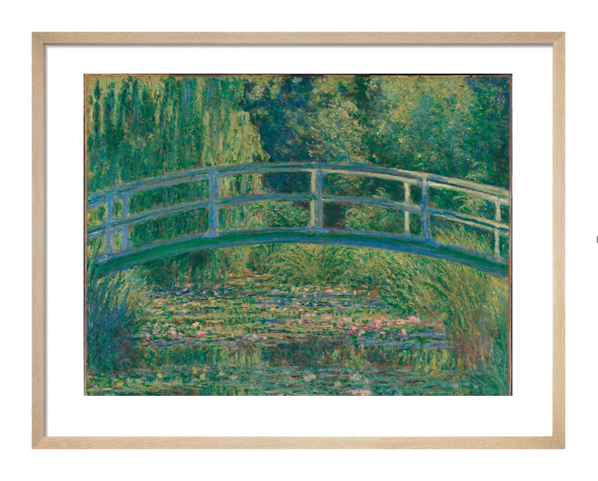 Bridge over a Pond of Water Lilies 1899 by Claude Monet