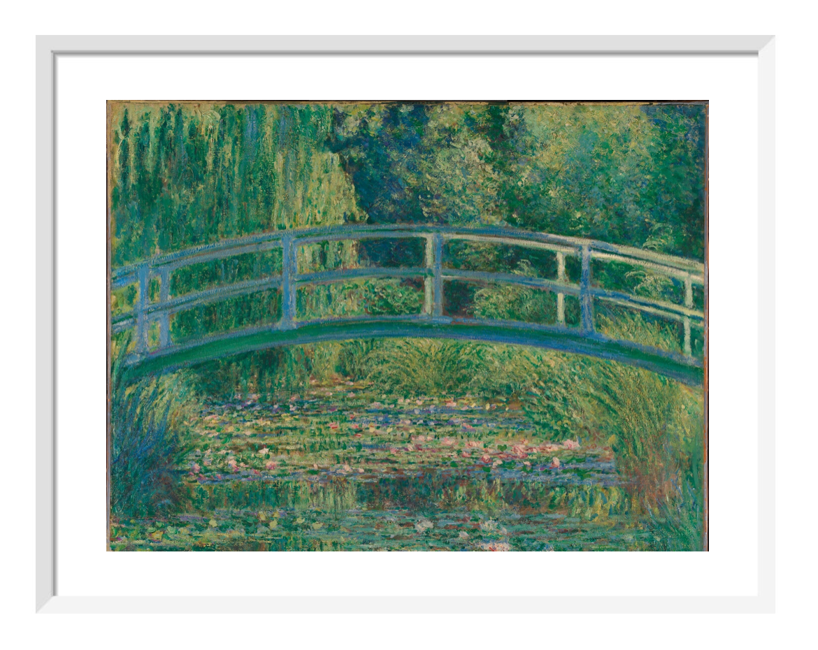 Bridge over a Pond of Water Lilies 1899 by Claude Monet