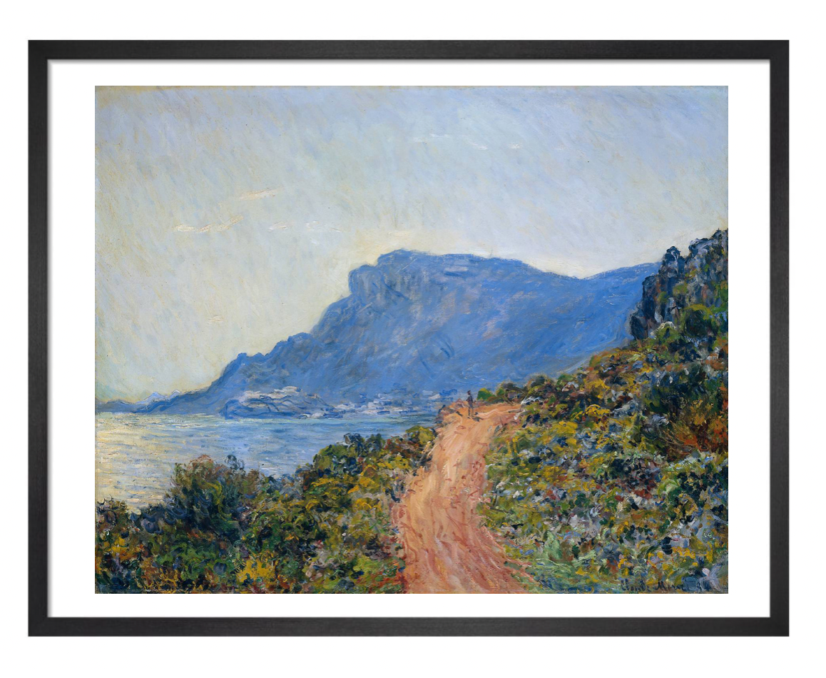 La Corniche near Monaco, Claude Monet, 1884