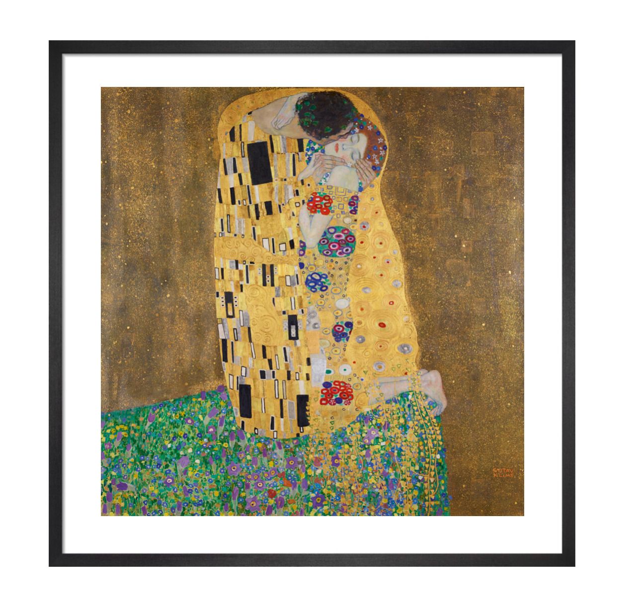 The Kiss By Gustav Klimt