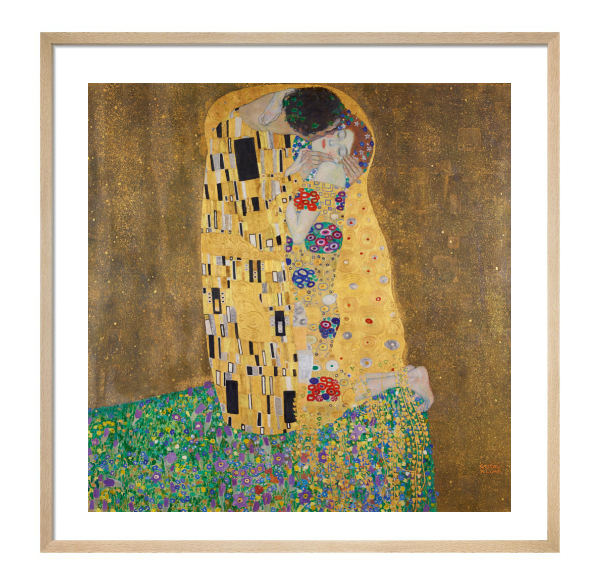 The Kiss By Gustav Klimt