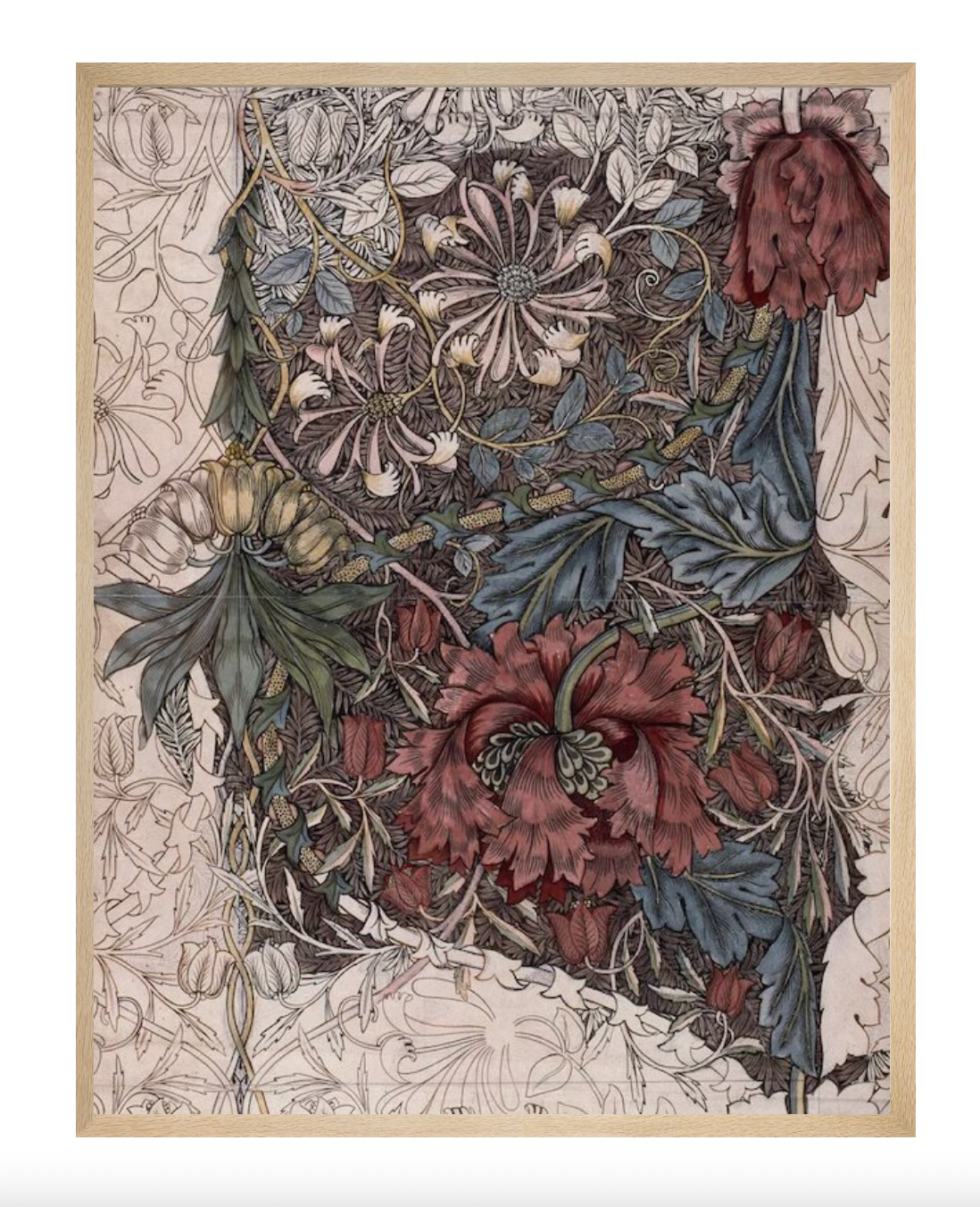 Honeysuckle By William Morris