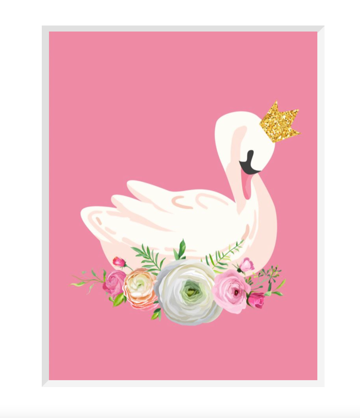 Swan in Pink