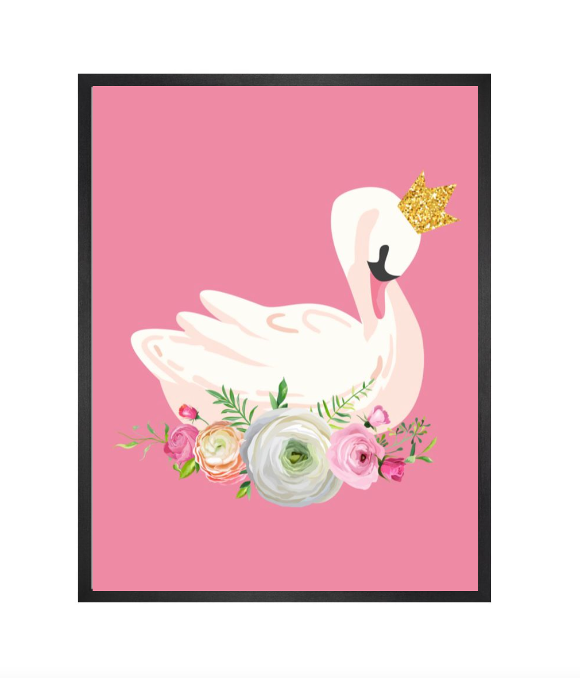 Swan in Pink