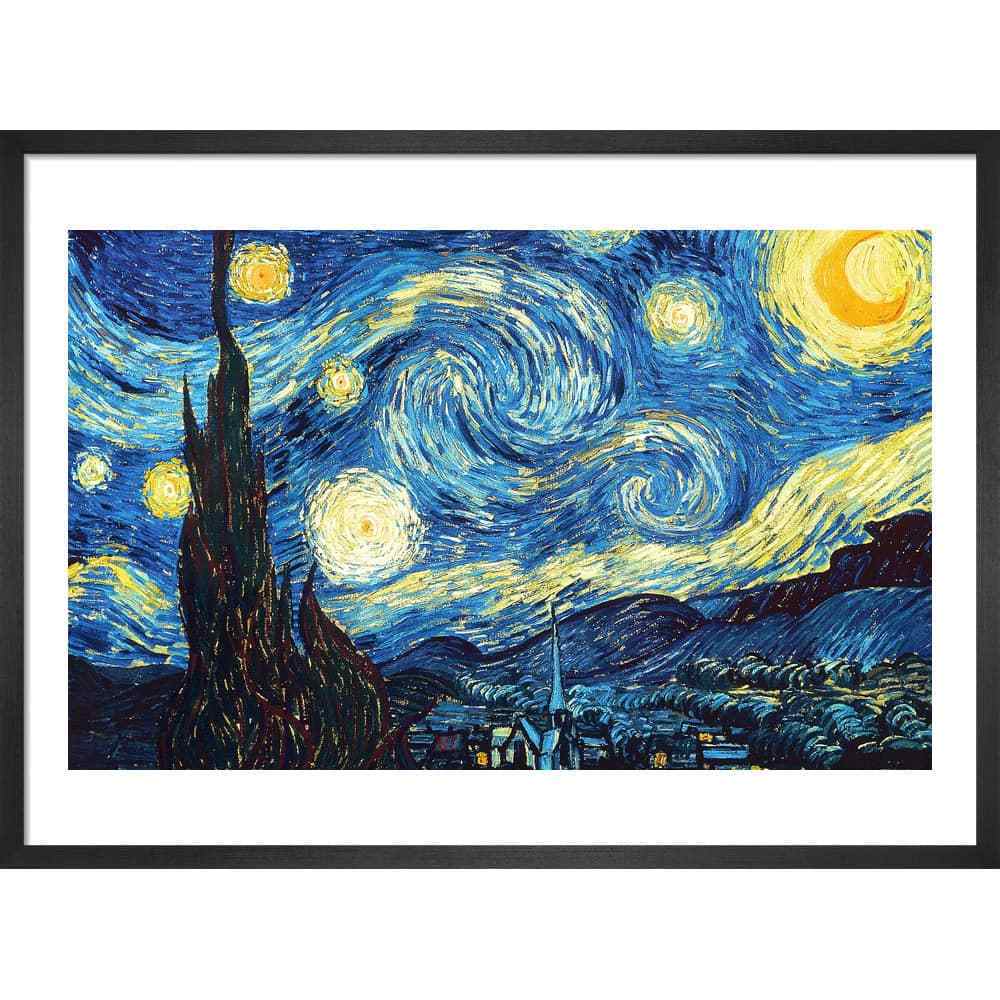 The Starry Night By Vincent van Gogh, 1889 – Prints