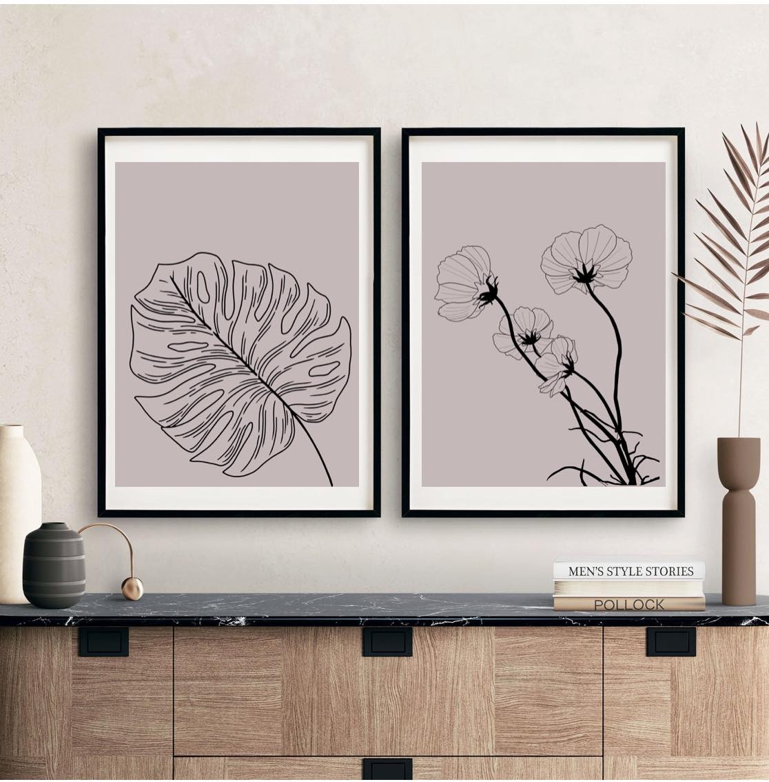 Botanical Art Line Set 2