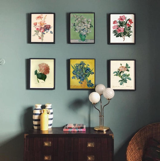 Vintage Floral Framed Art Prints