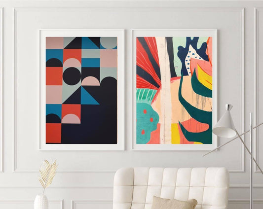 Geometric Abstract Set